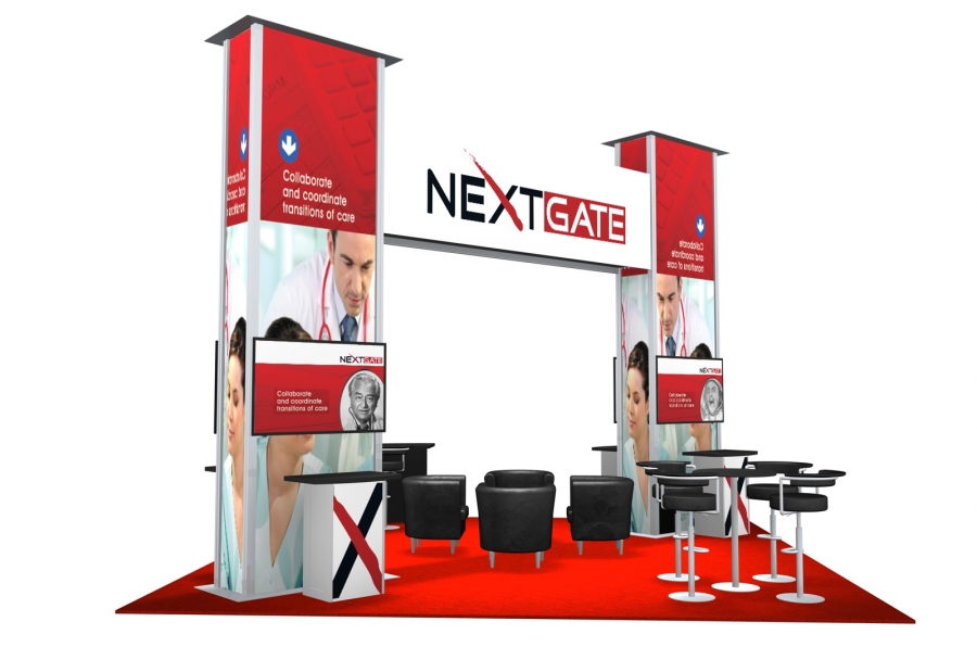 20x20 Turn-Key Trade Show Booth Design #1322