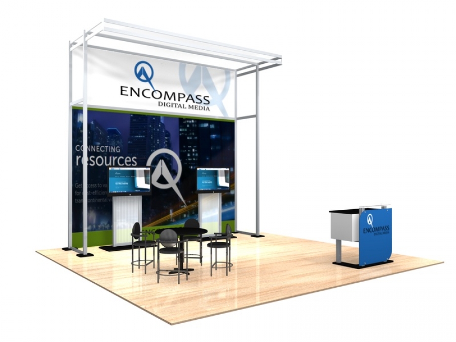 20x20 Turn-Key Trade Show Booth Design #1179