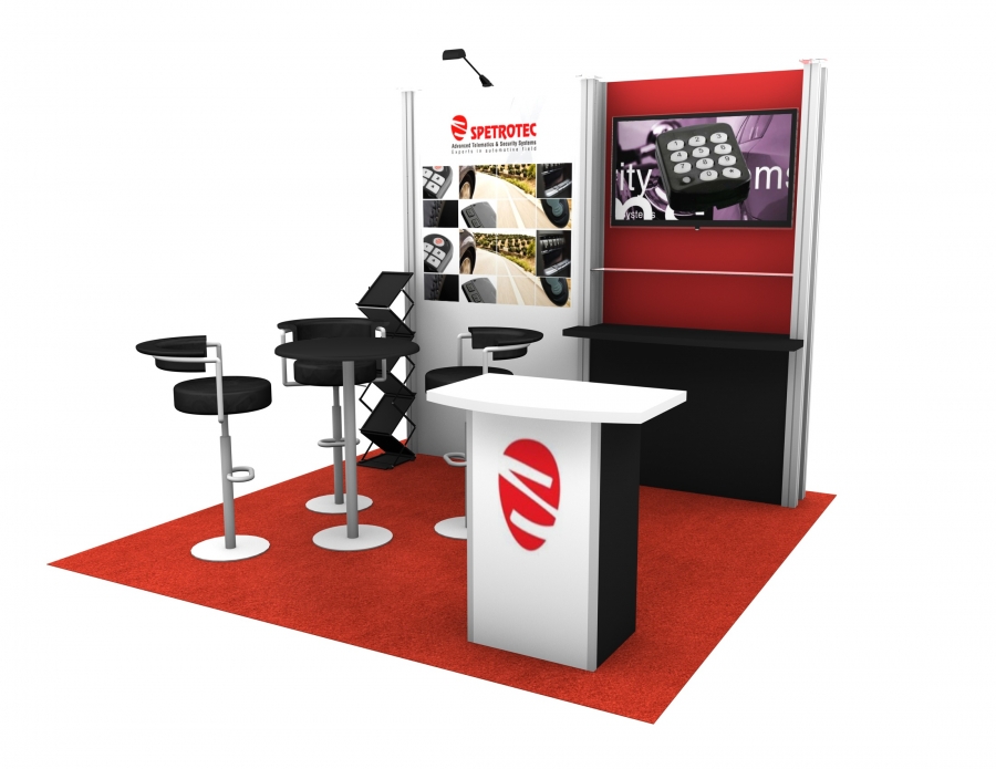 10x10 Turn-Key Trade Show Booth Design #1405