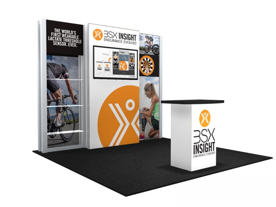 10x10 Turn-Key Trade Show Booth Design #1329