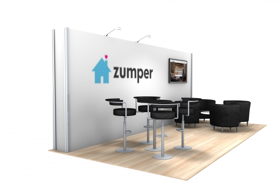 10x20 Turn-Key Trade Show Booth Design #1407