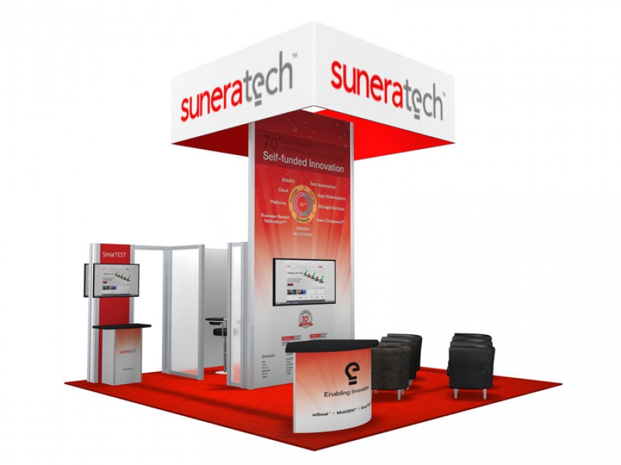 20x20 Turn-Key Trade Show Booth Design #1326